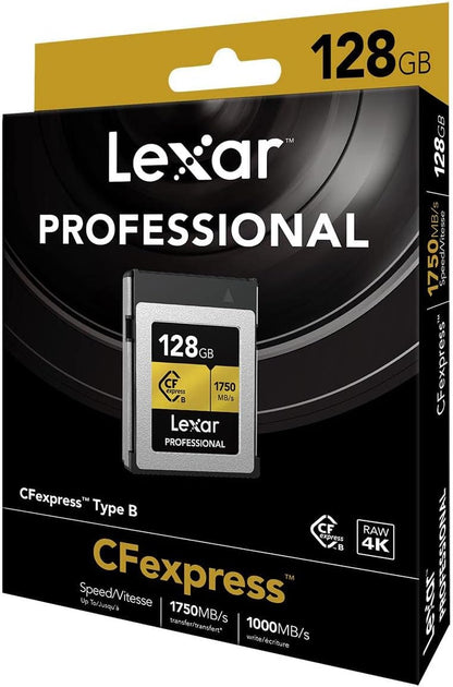 Professional Cfexpress 128GB Type-B Card (LCFX10-128CRBNA)