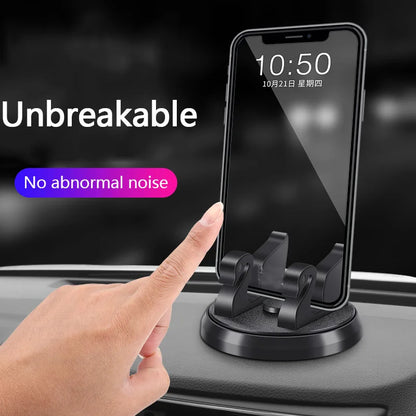 New 360 Degree Rotate Car Phone Holder Dashboard Bracket Smart Phone Support Rotatable Simple Car GPS Bracket Car Accessories