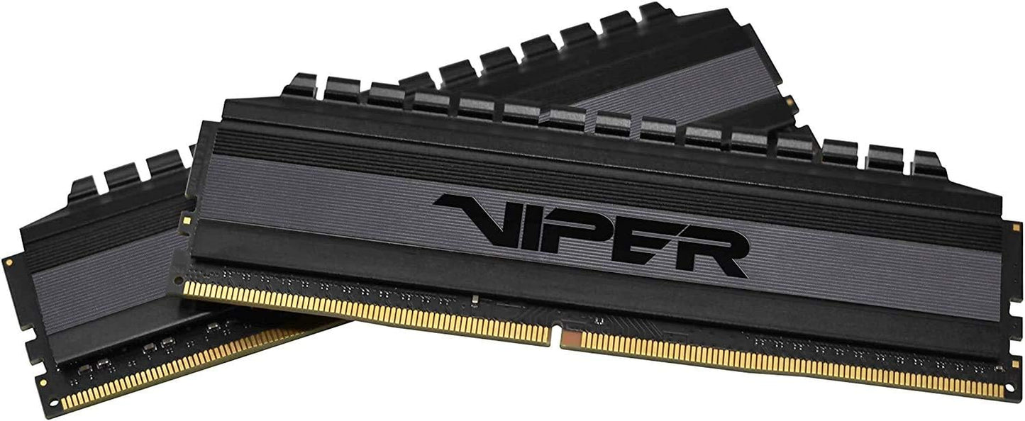 Patriot Viper 4 Blackout DDR4 RAM 8GB (2X4GB) 3200Mhz CL16 UDIMM Desktop Gaming Memory Kit - PVB48G320C6K