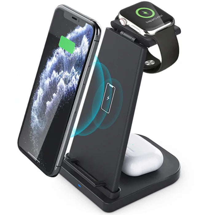 3 in 1 Induction Wireless Charger Holder For iPhone