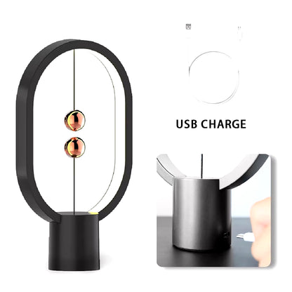 Creative Table LED Mini Balance Light Night Light Balance Lamp USB Bedside Night Lamp Decorative for Bedroom