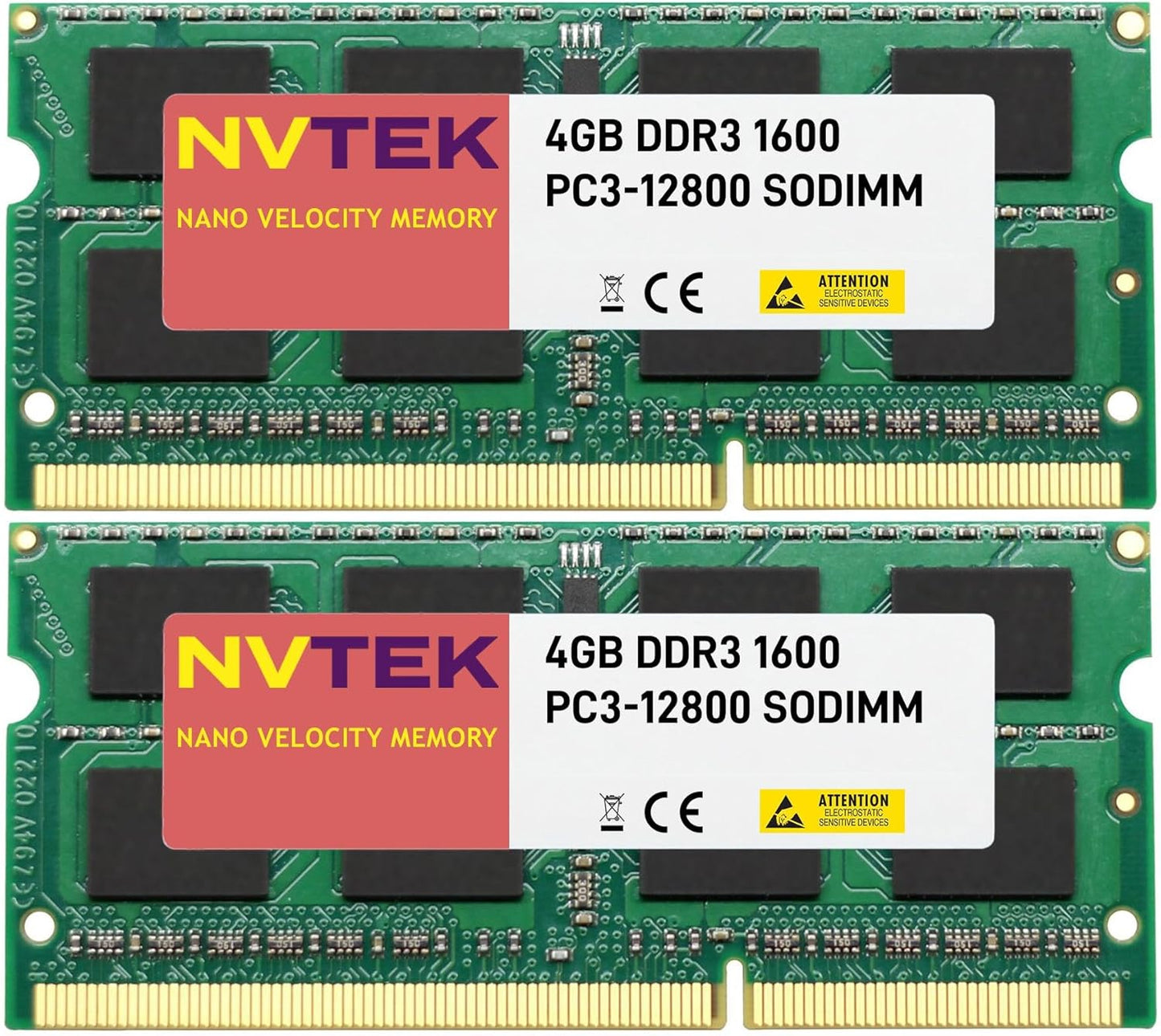 8GB (2X4GB) DDR3 1600MHZ PC3-12800 SODIMM 2Rx8 1.35V 204-PIN Non-Ecc Laptop PC Computer Memory KIT